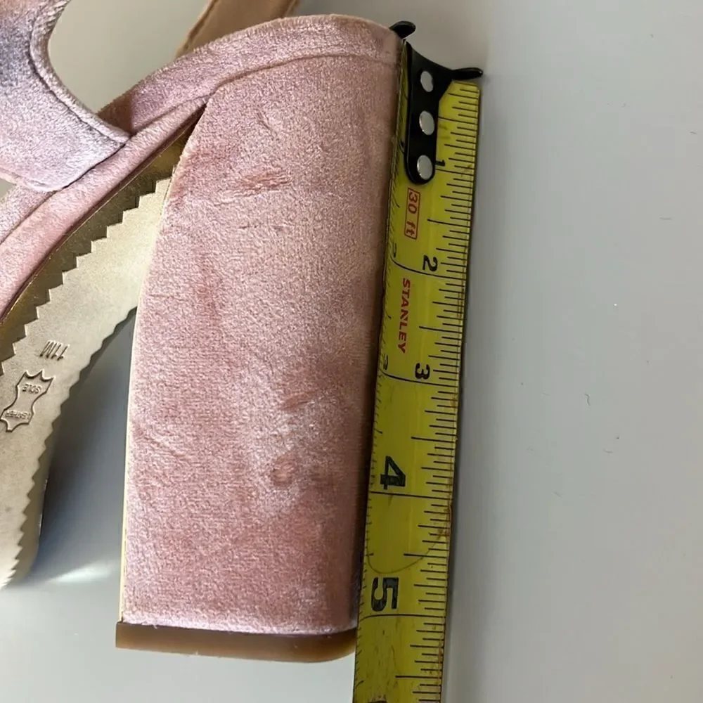 Tory Burch Loretta Velvet Platform Size 11